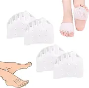 Silicone Toe Separators for Women - Toe Spacers Correct Toes, Breathable Toe Alignment Corrector, Reusable Foot Care for Yoga, High Heels, Daily Use