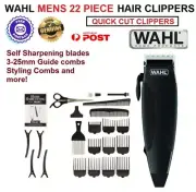 WAHL Haircut Clipper Trimmer 22 Pieces Shaver Beard Hair Neck Haircutting Mens