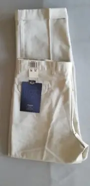 DOCKERS VINTAGE Men Loose Fit Pleated USA Cotton Chino Pant - 38x32 Sand Khaki