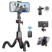 Tripod for iPhone, Flexible Camera Tripod Extendable Cell Phone Tripod Stand ...