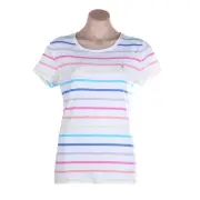 TOMMY HILFIGER Women's Fave Lara Tee | White | Stripes