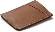 [Bellroy] Card Sleeve (Premium Leather Card Holder or Minimalist Wallet, Holds 2-8 Cards or Business Cards, Folded Note Storage) - Hazelnut