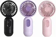 JODNO Mini Portable Fan, Cute Handheld Fan Battery Operated Lightweight Small Personal Fan