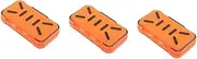 BESPORTBLE 3pcs Fishing Bait Minnow Bait Fishing Tackle Storage Bait for Fishing Saltwater Tackle Fishing Tackle Trays Fishing Lures Swimbait Lures Orange