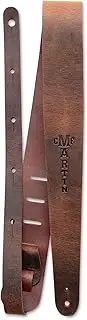 C.F. MARTIN 18A0065 2 1/8" Leather Guitar Strap, Brown