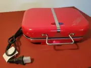 BELLA CUCINA Sensio S6105 Slider Grill Red ARTFUL FOOD "New Without Box"