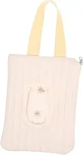 COSMEVIVI Stroller Wipes Dispenser Bag Reusable Wipes Pouch for Go Use Capacity Hanging Organizer Minimalist Design for Convenient Stroller Attachment