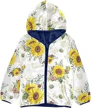 [Caihoyu] Toddler Boy Fleece Jacket Lightweight Zip Sweatshirt Toddler Girl Winter Coat