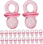 CATIEBYE Safe Elegant Mini Pacifiers 200pcs Acrylic Shower Decor for Gender Shower Games