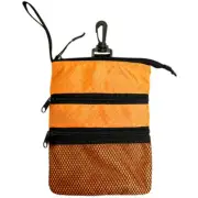 ProActive Sports Zipper Caddy Pouch - Orange/Black