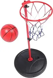 1Set Floating Basketball Hoop for Poolside Games Inflatable Basketball with Ball Inflator Construction for Summer Water Sports Beach Fun Pool