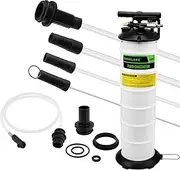 HORUSDY 7 Liter Pneumatic/Manual Fluid Extractor Pump,Oil Changer Vacuum Fluid Extractor,Oil Change & Fluid Change Tool