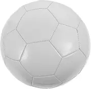 White Football Competition Soccer Plain Football Boy Soccer Soccer Bal Unisex Soccer Educational Football Sports Training Football Soccer for Painted PVC Toy Child