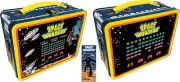 AQUARIUS Space Invaders Fun Tin storage box, 8.6 x 6.8 x 3.9