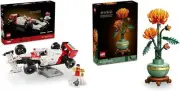 LEGO® Icons McLaren MP4/4 & Ayrton Senna Set 10330 & Chrysanthemum Flower