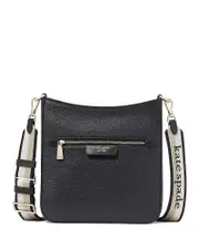 kate spade new york Hudson Pebbled Leather Messenger Crossbody