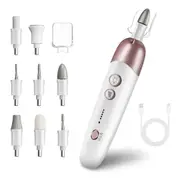 Cordless Electric Nail File Set Portable Nail Drill Machine for Hand Foot Care Tool for Calluses Thick Nails Grind Trim Polish