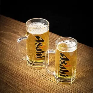 朝日扎啤杯日料店專用杯家用啤酒杯超大1L啤酒杯子商用精釀酒杯