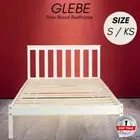 Priceworth Bed Frame Single KingSingle Size Pine Wood Platform