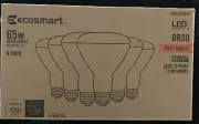 EcoSmart 65W Equivalent Soft White BR30 Dimmable LED Light Bulb 6 Pack