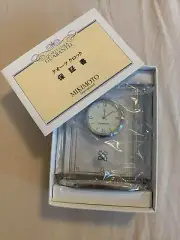 Mikimoto Silver Desk Clock