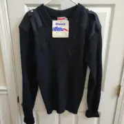 NWT Blauer Commando Crew Neck Sweater Mens XL Stretchy Wool Blend