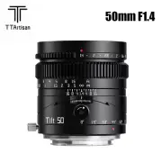 TTArtisan 50mm F1.4 Full-Frame MF Lens For Fujifilm / Canon / Nikon Mount Camera