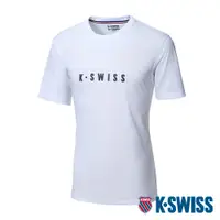 在飛比找PChome24h購物優惠-K-SWISS Active Tee涼感排汗T恤-男-白