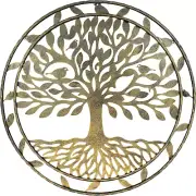 Large Metal Tree of Life Wall Decor Art - 23 1/2" Rustic Plaque