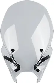 Jininglijindianzi Compatible with MT09 SP MT-09 MT 09 2024-UP Touring Windshield Windscreen Bracket Kits Wind Screen Visor Deflector Fairing Shield(Light Grey)