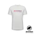 【MAMMUT 長毛象】TROVAT T-SHIRT MEN LOGO 防曬機能短袖T恤 白色 男款 #1017-05250