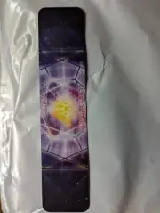 Holographic Bookmark, Sacred Heart imagery, Sacred Geometry