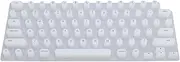 Raised Silicone Keyboard Cover for MacBook Pro 14,16 & Air 13,15 (2021-2024), Long Nail Friendly Design for Nail Art Protection & Comfortable Typing Experience (White)