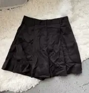 COS black high waisted shorts with pockets, size S