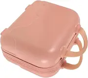 [Beavorty] Portable Makeup Luggage Case Beauty Suitcase with Multiple Compartments Stylish Hard Shell Vanity Bag for Travel and Efficient Organization
