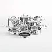 [Cuisinart] Chef's Classic Stainless Cookware 13-Piece Set, 77-13