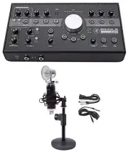 Mackie Big Knob Studio + Plus Monitor Controller Interface+Microphone+Mic Stand