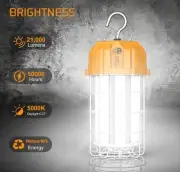 100W LED Work Light 5000K Construction Jobsite Shaterproof Drop Cover New ATL125