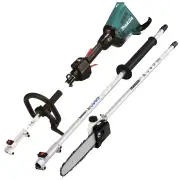 Makita DUX60ZPS - 36V (18Vx2) Brushless Multi-Function Powerhead (Tool Only) + Extension Pole + Pole Saw Attachment