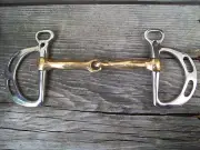 Kimberwick bit Snaffle copper mouth stainless sides 5"