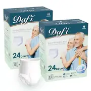 Dafi® Pull up protection briefs (Incontinence aids) - pack of 24