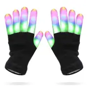 Luwint Children LED Finger Light Up Gloves - Glow Flashing Cool Fun Toys for ...