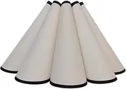 Dualoai Petal Cloth Table Lamp Shade Pendant Light Shade Lampshade Light Cover for Wall Sconces, XL