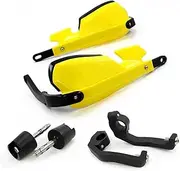 R Nine T 14-19 Motorcycle Handguard Hand Handlebar Handle Bar Guard Protect Handguard(Yellow)