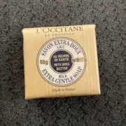 L'Occitane Extra Gentle Milk Bar Soap with Shea Butter 1.7oz 50g C8