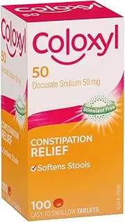 50 mg Stool Softener 100 Tablets
