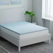 2 In. Gel Infused Memory Foam California King Mattress Topper