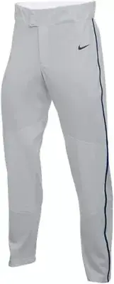 Nike Stock Vapor Select Piped Baseball Game Pant Men's XXL GREY NAVY BLUE BQ5489