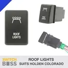ROOF LIGHTS BLUE LED Push Switch Suit HOLDEN COLORADO 2012-2016 12v Dash