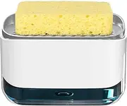Sulfar Kitchen Soap Dispenser with Sponge Holder - 12.5oz
